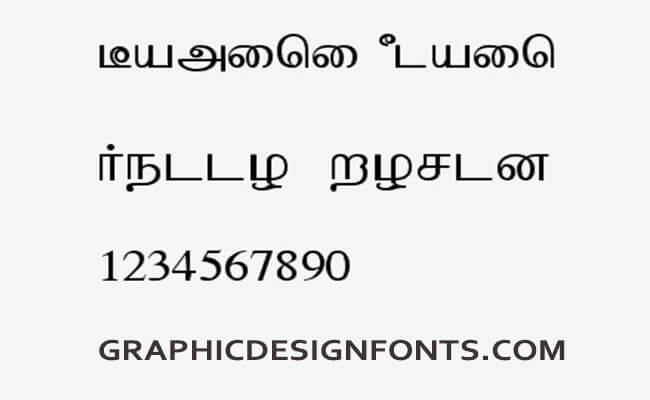 Tamil fonts download and install